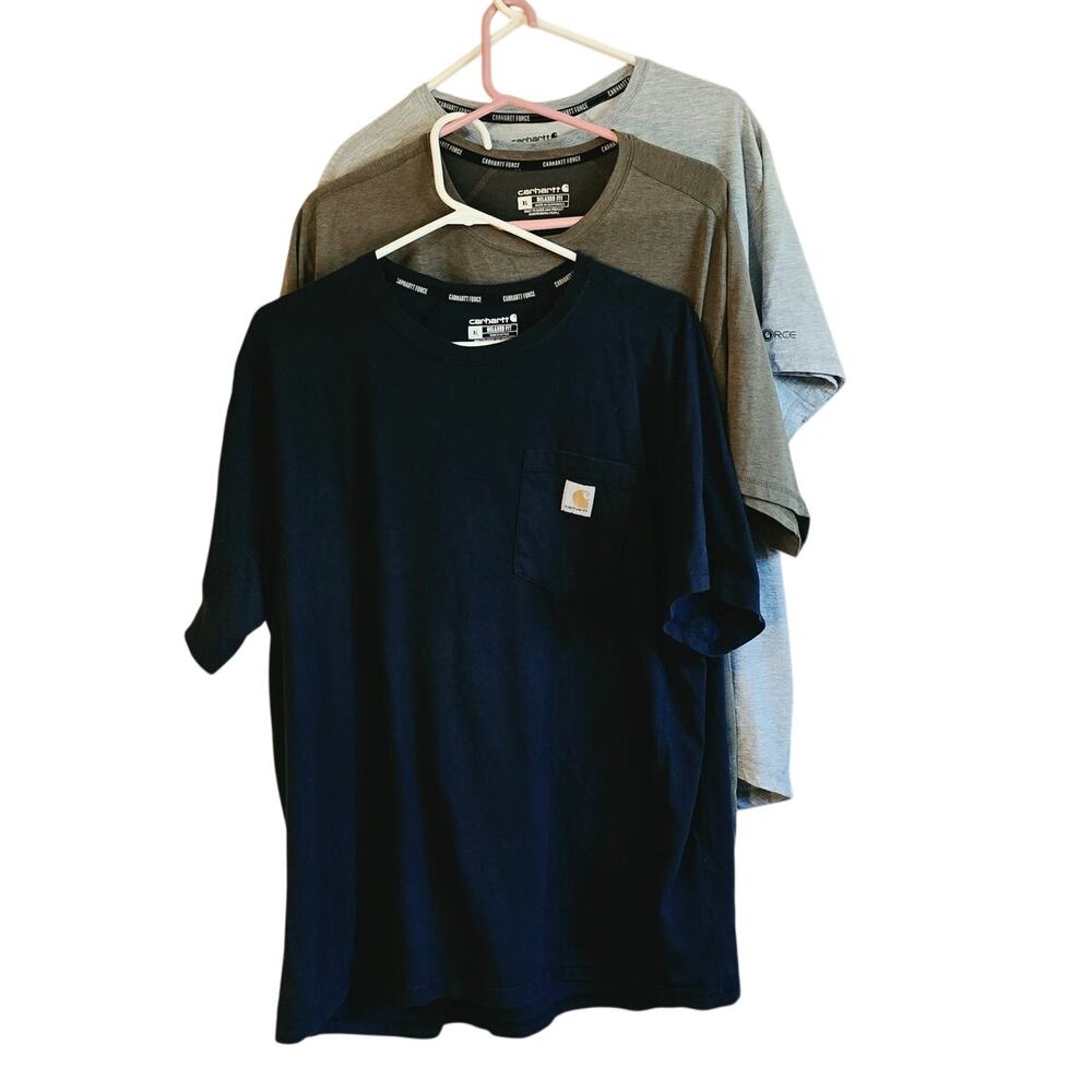 Lot of 3 mens Force carhartt t shirts size XL